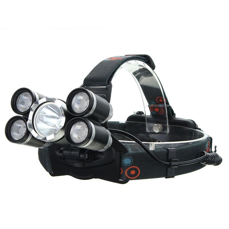 BIKIGHT 7310-A 2500LM T6+4xXPE Headlamp 4 Modes 90 Adjustable Waterproof Work Light