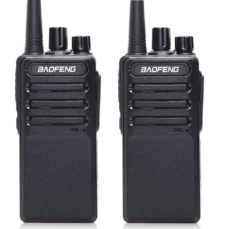 2pcs Baofeng BF-V9 Mini Walkie Talkie USB Fast Charge 5W UHF 400-470MHz Ham CB Portable Two Way Radio EU Plug