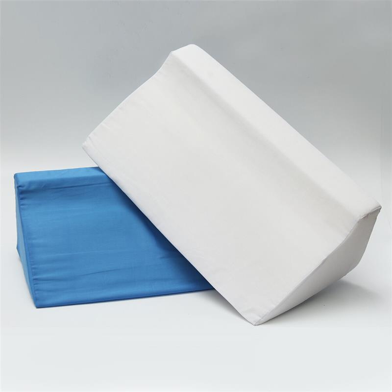 Acid Reflux Foam Bed Wedge Pillow Leg Elevation Back Lumbar Support Cushions Blue