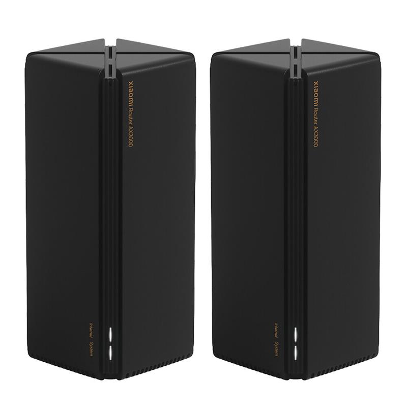[2Pcs] Xiaomi AX3000 WiFi6 Wireless Router 2-Pack 3000Mbps 256MB Dual Band Home WiFi Router 5G 160MHz Support IPv6 OFDMA Mesh Router 2022