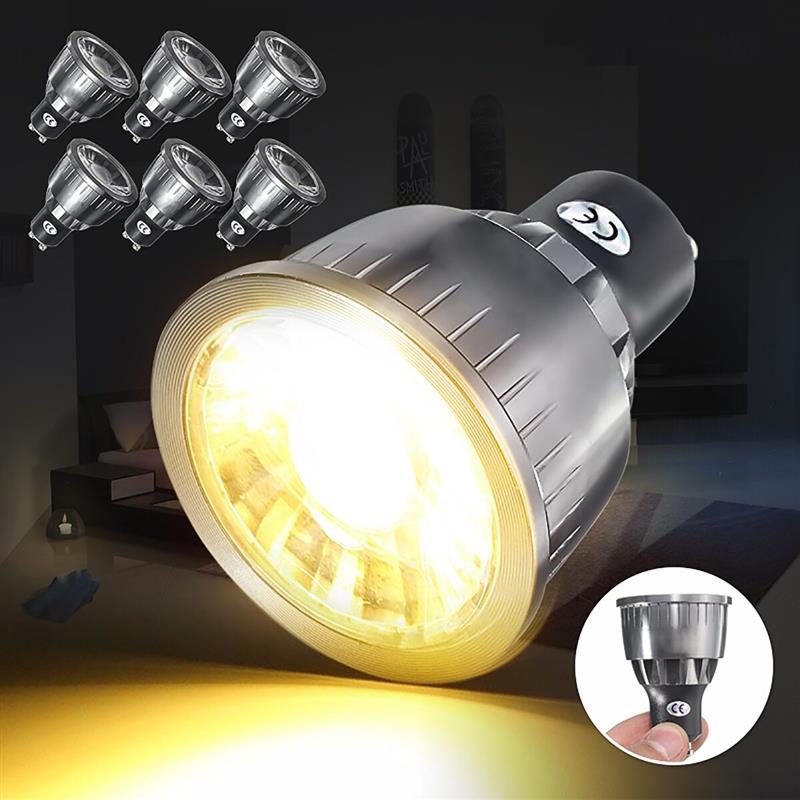 GU10 5W COB LED Light Bulb Energy Saving Spotlight Lamp Warm/Pure Natural White Light Warm White