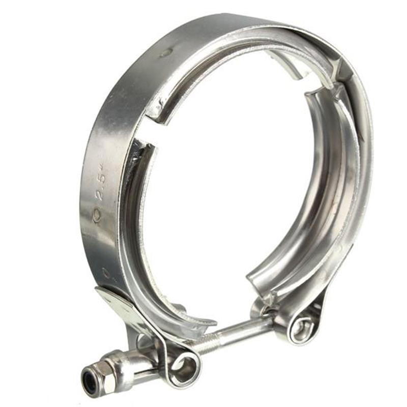 2.5inch Exhaust Clamp Down Pipe V-Band Turbo Clamp Flange Down Pipe Stainless Steel