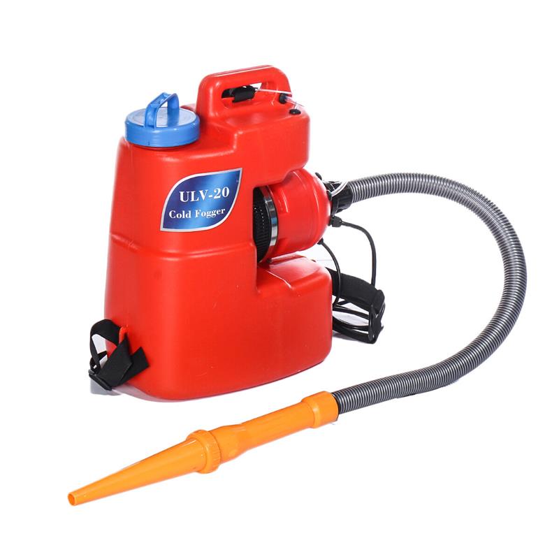 110V 20L 2200W Portable Electric Cold Fogger ULV Sprayer Nebulizer Hotels Residence Community Office Industrial Disinfection Sterilization InsecticidFarming US plug