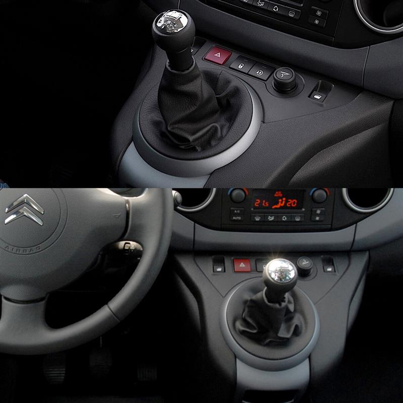 5 Speed Gear Shift Knob + Gaiter for Citroen Berlingo III for Peugeot Partner 2008