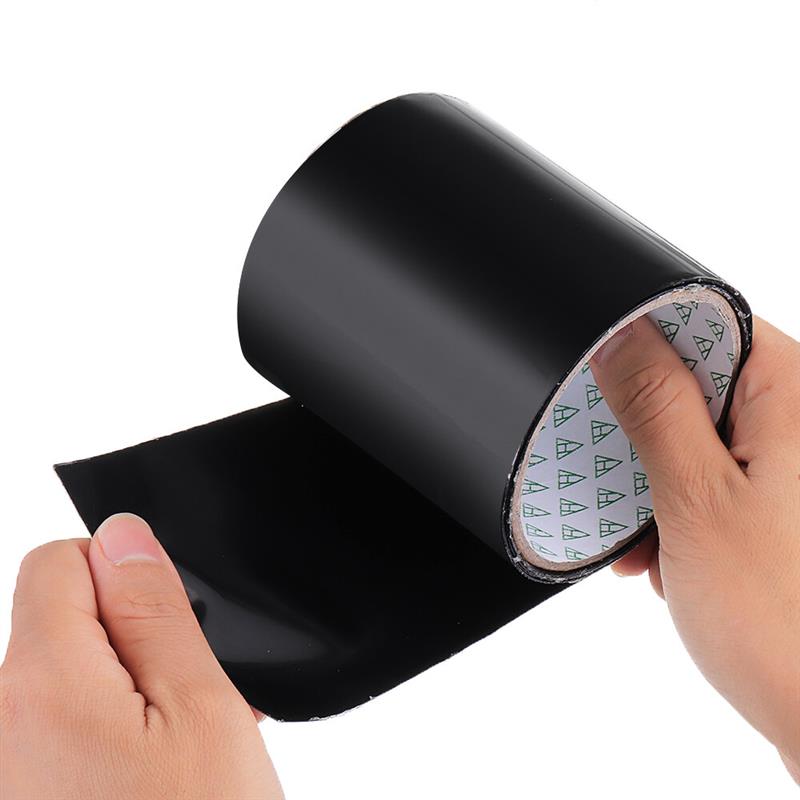 150x30cm PVC Black/White Super Fix Strong Waterproof Adhesive Tape Pipe Repair Tape Self Fixable Tape Stop Leak Seal Insulating Tape Black