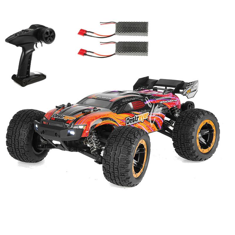 EACHINE Flyhal FC600 Two Batteries RTR 1/16 2.4G 4WD 45km/h Brushless Fast RC Cars Trucks Vehicles with Oil Filled Shock Absorber Two Batteries