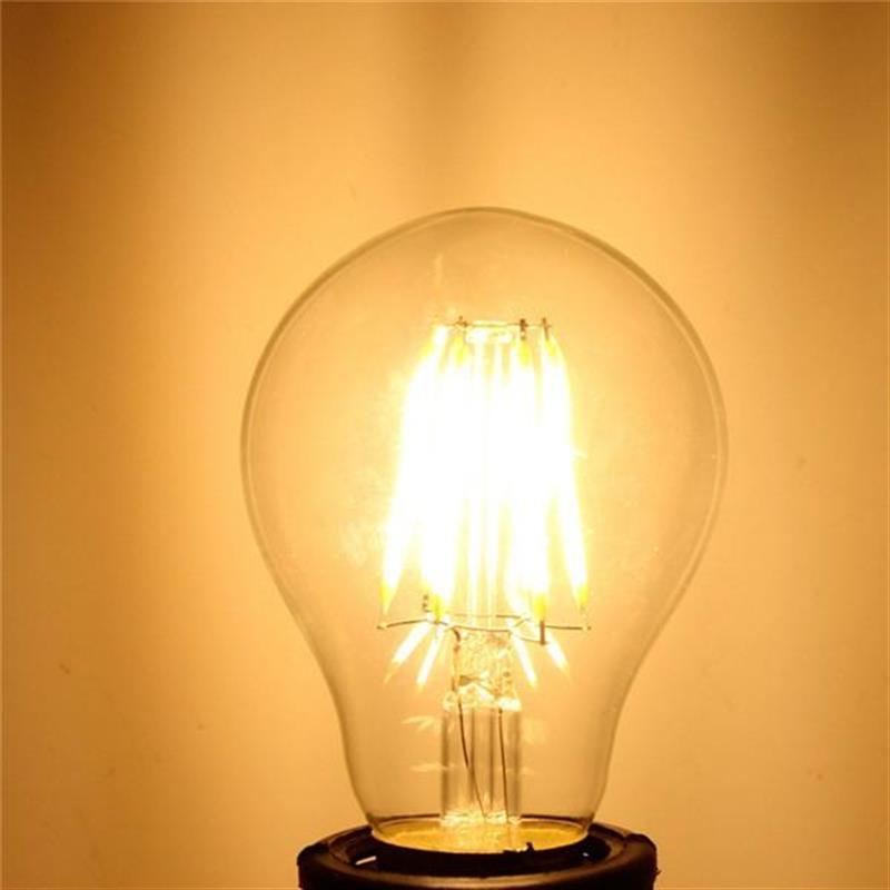E27 4W White/Warm White COB LED Filament Retro Edison Bulbs 85-265V White