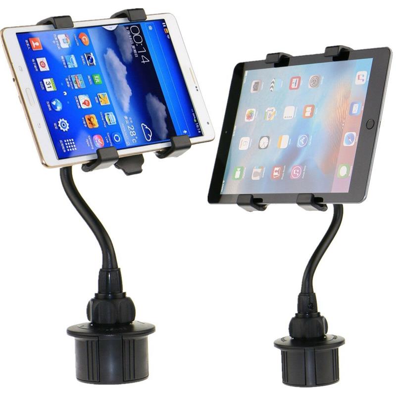 Adjustable Bendy Car Cup Holder Mount for 7 Inch to 10 Inch Tablet.