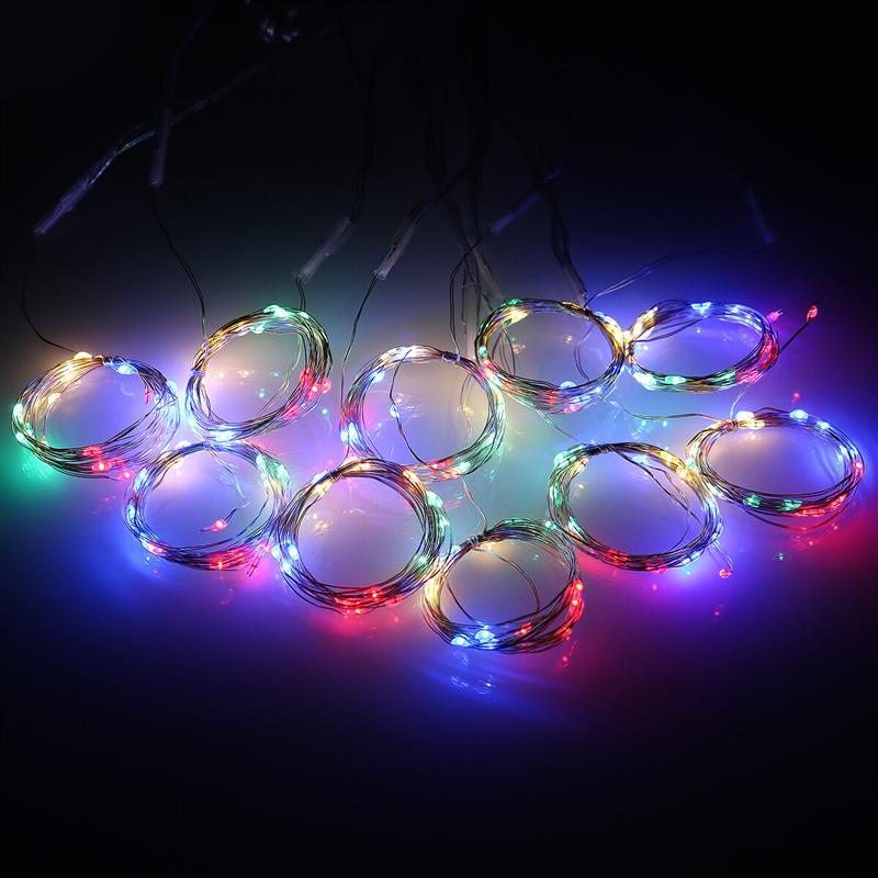 LED Window Curtain Lights USB Waterproof Fairy String Lights Decorative Christmas Twinkle Lights for Bedroom Parties Wedding Backdrop Patio and Wall Decorations – 8 Modes without Hook 3M*3M White Light